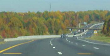 Fall color on the way to Charlotte