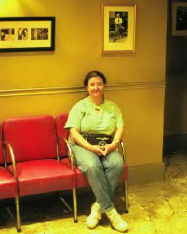 Waiting in reception