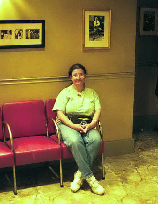Waiting in reception